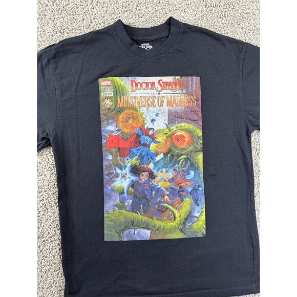 Doctor Strange Shirt Mens L (Small) Black Green Multiverse Of Madness FLAW - Picture 3 of 10